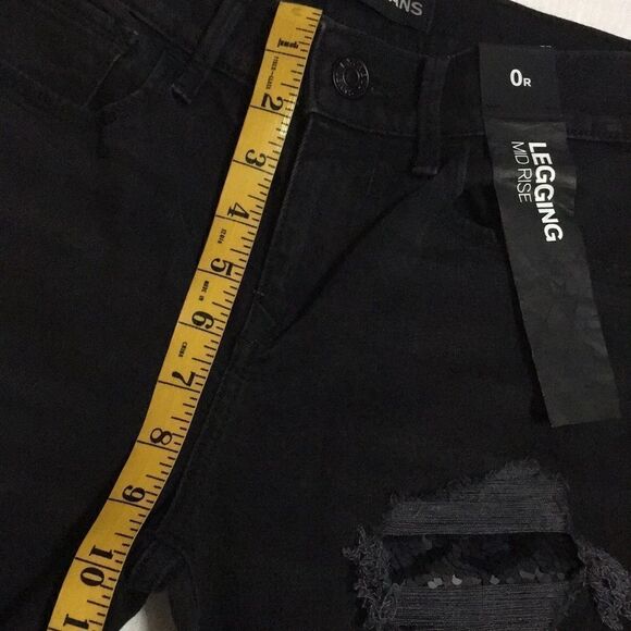 Express Distressed Leggings Size 0/R - Picture 4 of 8
